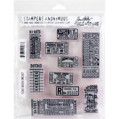 Tim Holtz - Cling Stamps - Ticket Booth